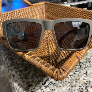 Spy Soft Matte Gray Black Polarized Sunglasses